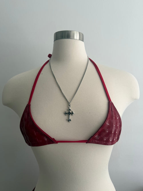 Resonance Vinyl Triangle Top – Red